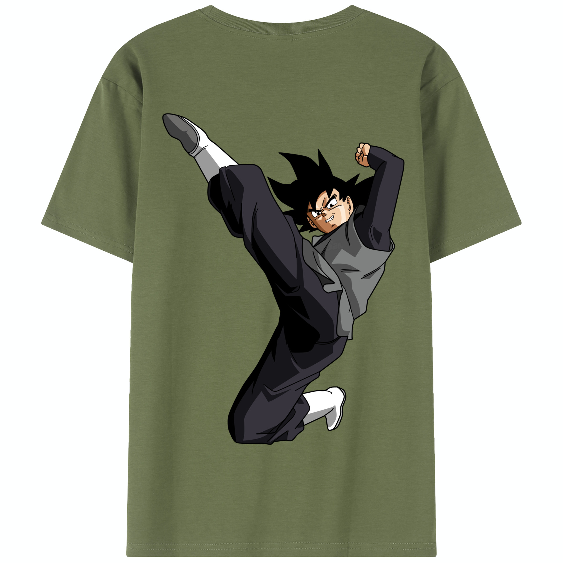 （画像用） ドラゴンボール ベジータ四世（Bejīta Yonsei）DRAGON BALL Vegeta IV 綿100％半袖Tシャツ（背面プリント）
